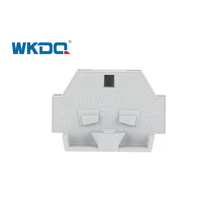 262-301 Conector de terminal de resorte Mini Tipo de riel Diseño de estructura compacta unipolar