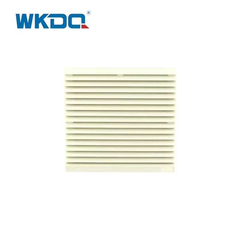 Échappement électrique de ventilateur de persiennes de gril de filtre à air de Cabinet 9804-300, couverture électrique de volets de filtres de fan de panneau