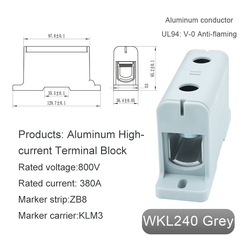Aluminum High Current Terminal Block