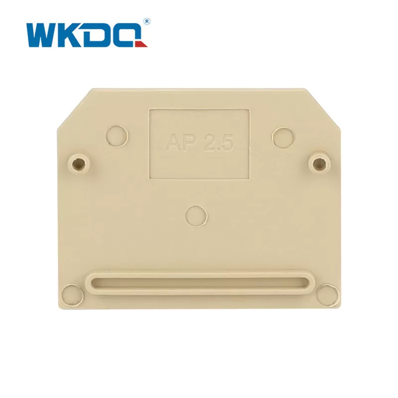 AP-2.5 Din Rail Electrical Screw Connection Terminal Block End Cover Plated SAK 2.5 Weidmuller Fast Installation