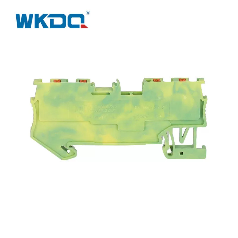 Din Rail Convenient Mounted Electrical Terminal Block Connectors With Long Life