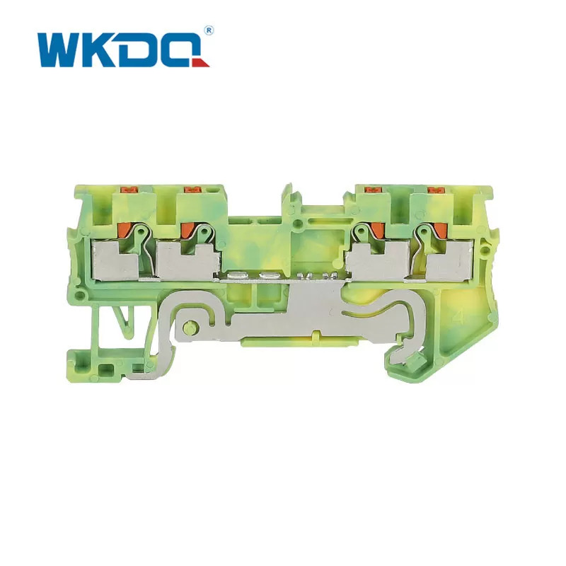 Din Rail Convenient Mounted Electrical Terminal Block Connectors With Long Life