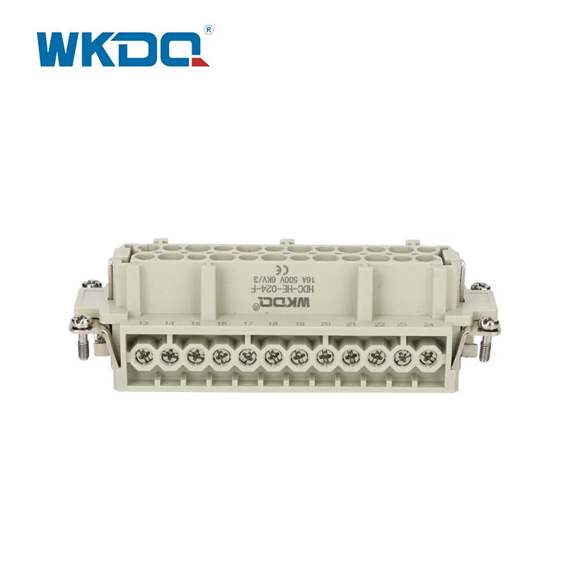 IEC 61984 500V Male Female Heavy Duty Connector 1.0mm²