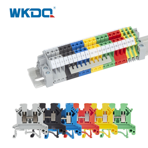 Latest company news about Specifications and advantages of JUK series din rail terminal block
