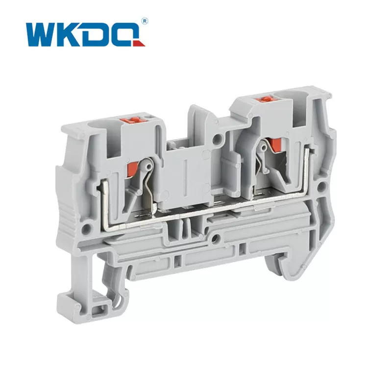JPT 4 Low Voltage Spring Din Rail Push In Terminal Block Installation Without Tool