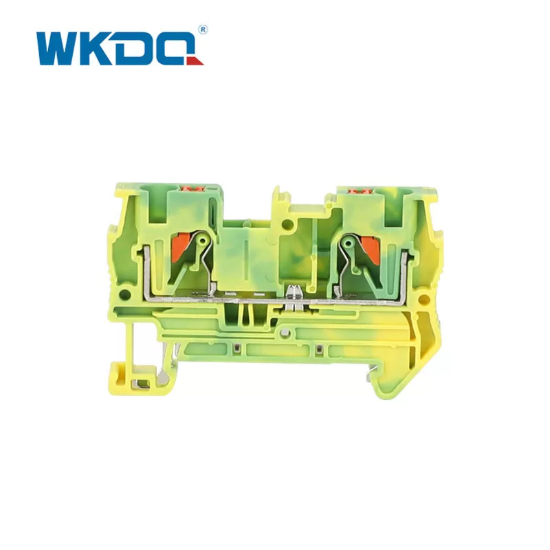 JPT 4-PE Push In Terminal Block Earth Grounding Front Entry Protective IEC 60947-7-1 Standard