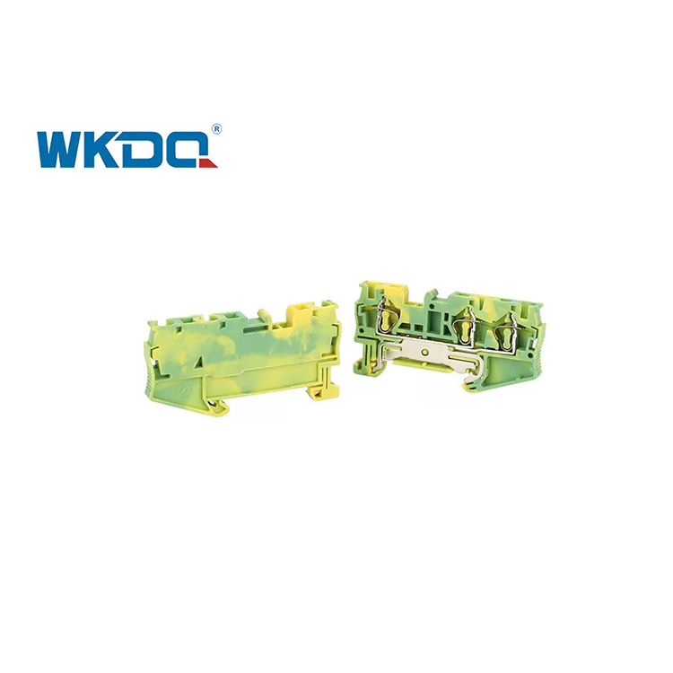 JST 4 QUATTRO PE ST Spring Terminal Block Connector Multi Conductor Grounding Earth
