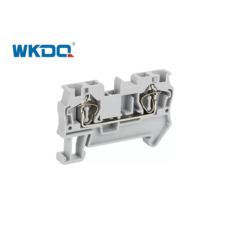 JST 4 Spring Terminal Block Connector Low Voltage Snap On Mounting