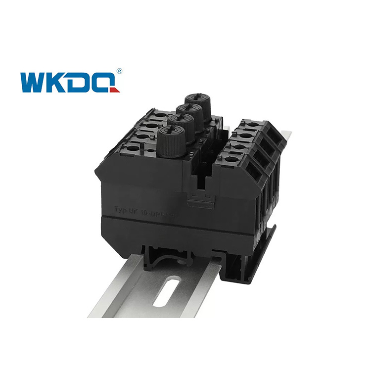 JUK 10-DREHSI Screw Terminal Block 10mm Din Rail 20-6 AWG Conductor Size Long Durable Time And High Quality