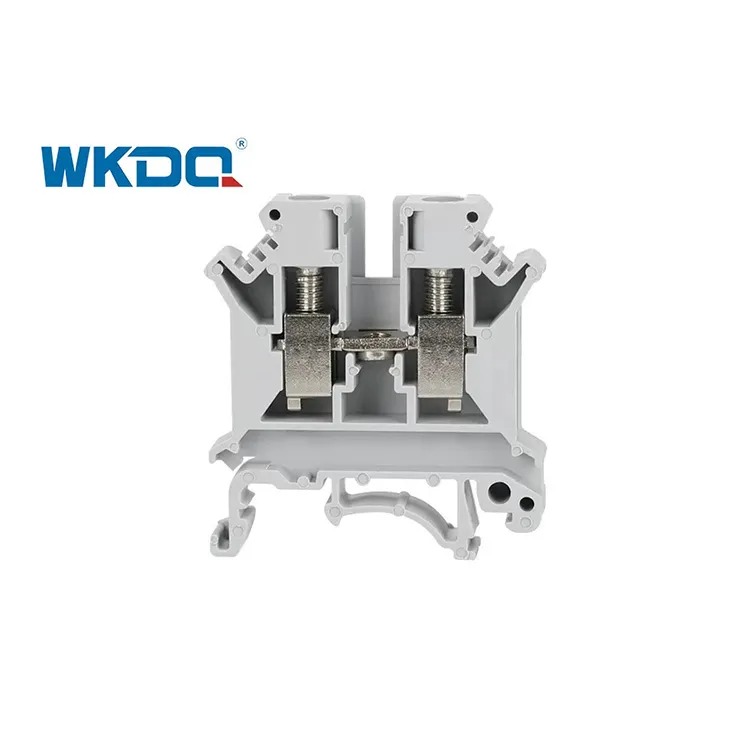 JUK 6N Din Rail Mounted Terminal Block Connector, Quick Connect Terminal Block Panel Listrik UK