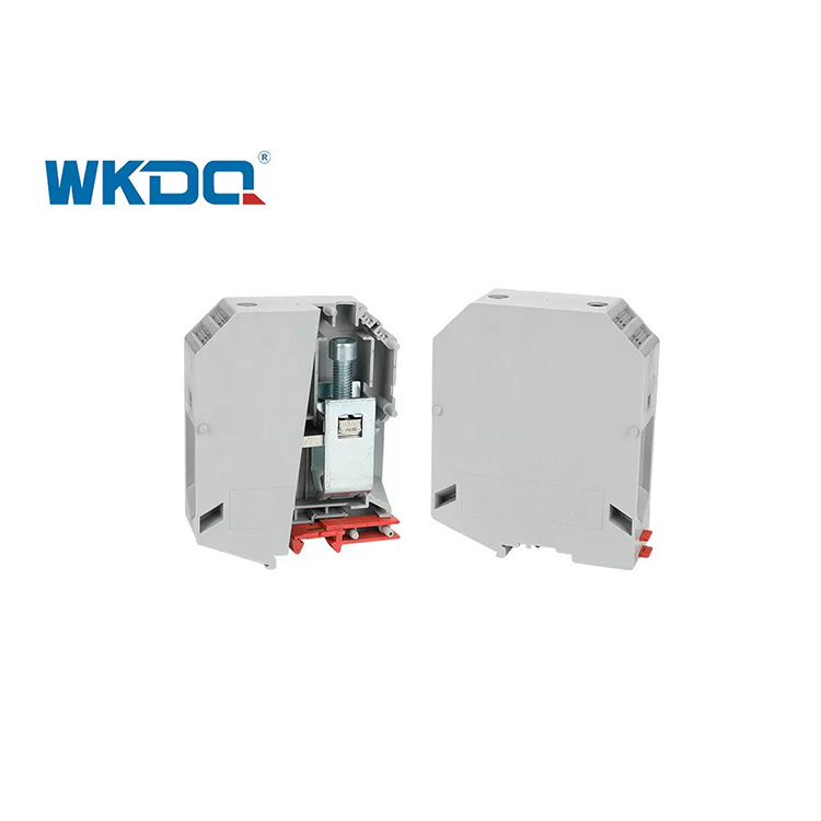 JUKH 240 Din Rail Terminal Blocks High Current 240mm² For Potential Distribution NS 35mm