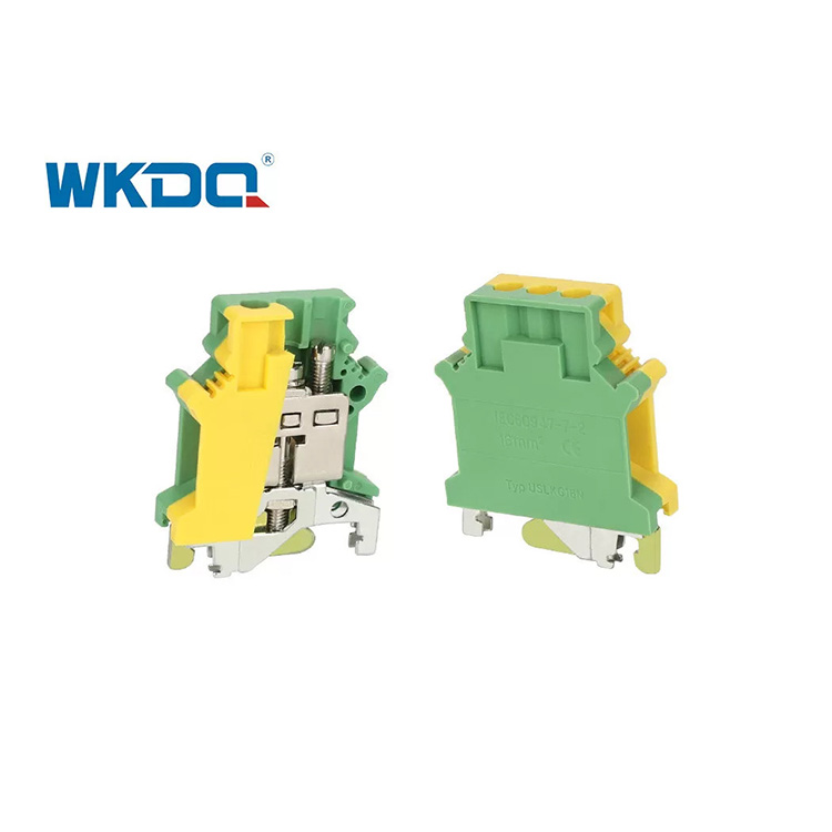 JUSLKG 16N Insulation Copper Ground Terminal Block , Electrical Wire Connectors High Safety