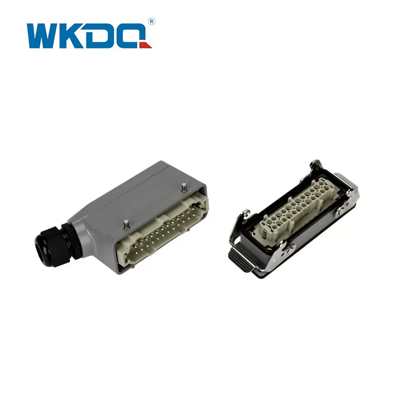 Male Female IP65 Heavy Duty Wire Connectors WHE24C