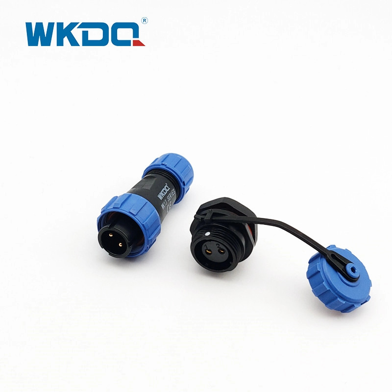 Sp Durable Waterproof Plug Socket Connector IP68 Circular Battery Cable Wk13 Rear Nut Pins