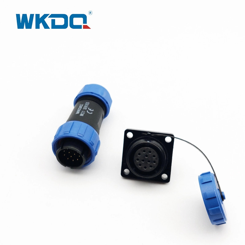Wk21 Threaded Plug Socket Waterproof Connector Inline Mount Wire Cable Coupler Aviation