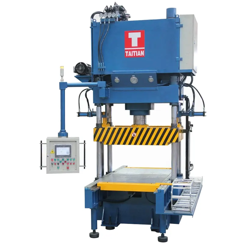 Máquina de prensa hidráulica de formação a quente para fibra de carbono