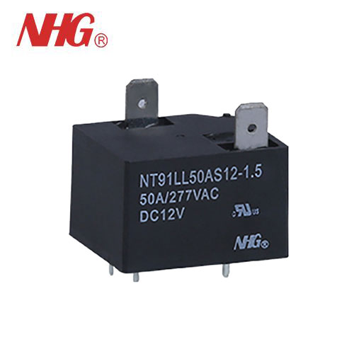 50A Latching Relay For Quick-connect and PCB Terminals