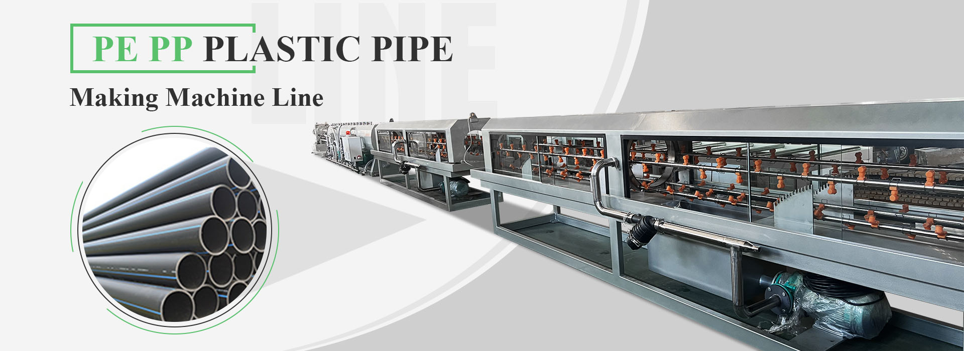 China Fábrica de liñas de produción de tubos de plástico