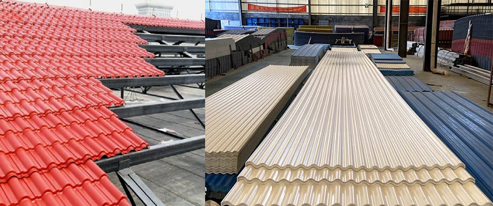 PVC Roof Tile Extrusion Machine Line