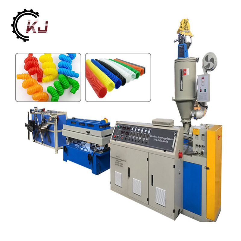 PE PP PVC einwandige Wellrohrherstellungsmaschine