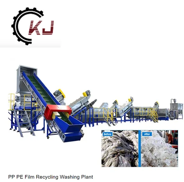 Polyethylene ပလပ်စတစ်ပြန်လည်အသုံးပြုခြင်းလုပ်ငန်းဆောင်ရွက်ရေးလိုင်း