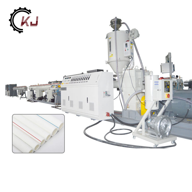 Máquina de fabricación de liñas de produción de extrusión de tubos de auga de plástico PP - 0 