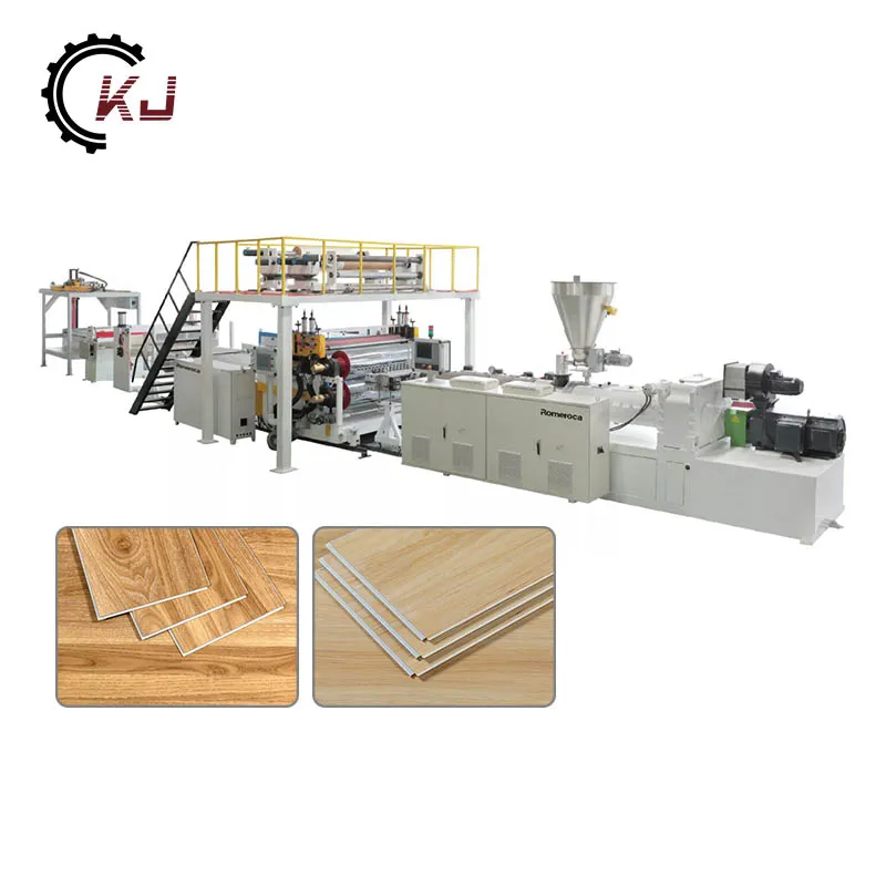 SPC Floor Extrusion Line With Click System