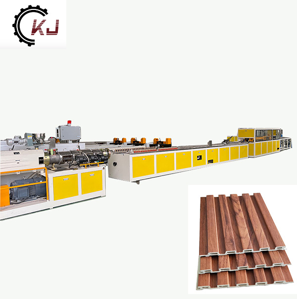 Wood plastic composite products manufacturing machine