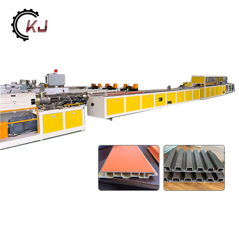 Ligne de production de machines pour panneaux muraux en PVC WPC
