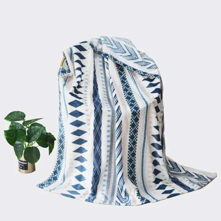 Comfortable Blue Fleece Blankets