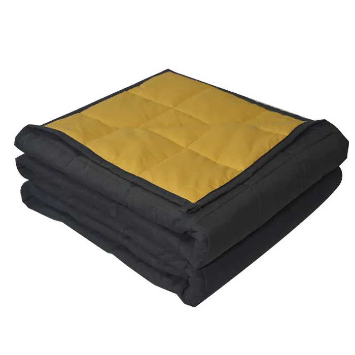 Couverture lourde en microfibre double face