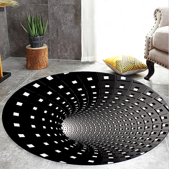 živý 3D izbový koberec