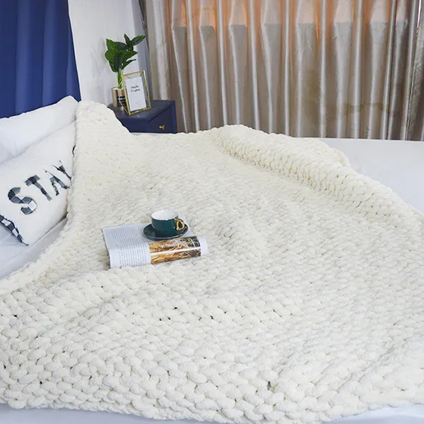Oversized knitted Blankets