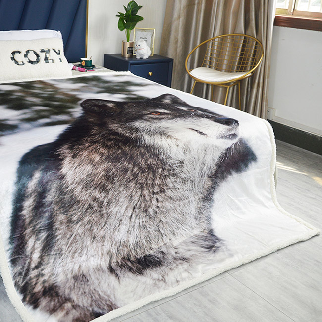 sherpa blanket custom print