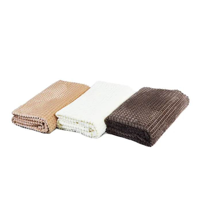 Solid Color Thick Warm Luxury Flannel Mink Blankets