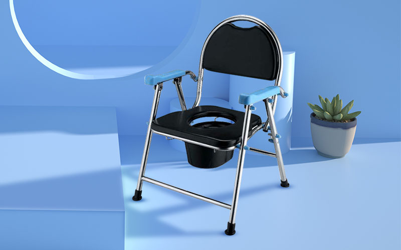 What is the background of toilet chairs?