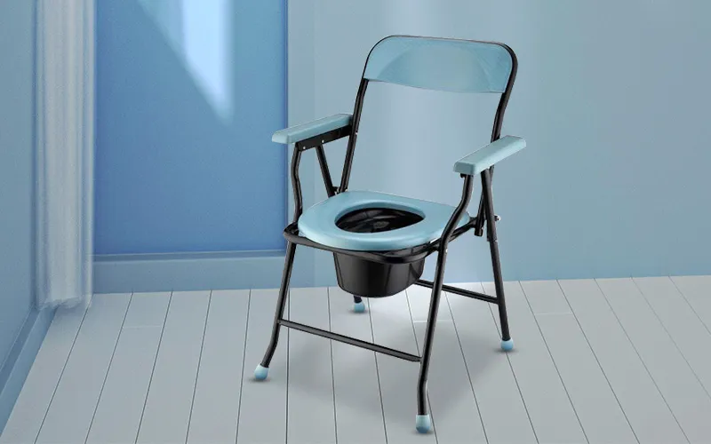 What are the basic types of toilet chairs?