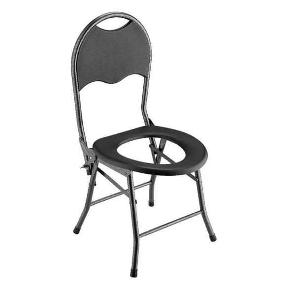 Carbon Steel Plastic Toilet Chair - 0 