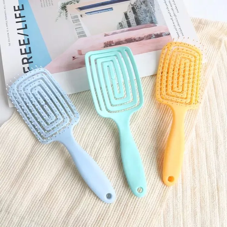 Plastic Paddle Hair Brush