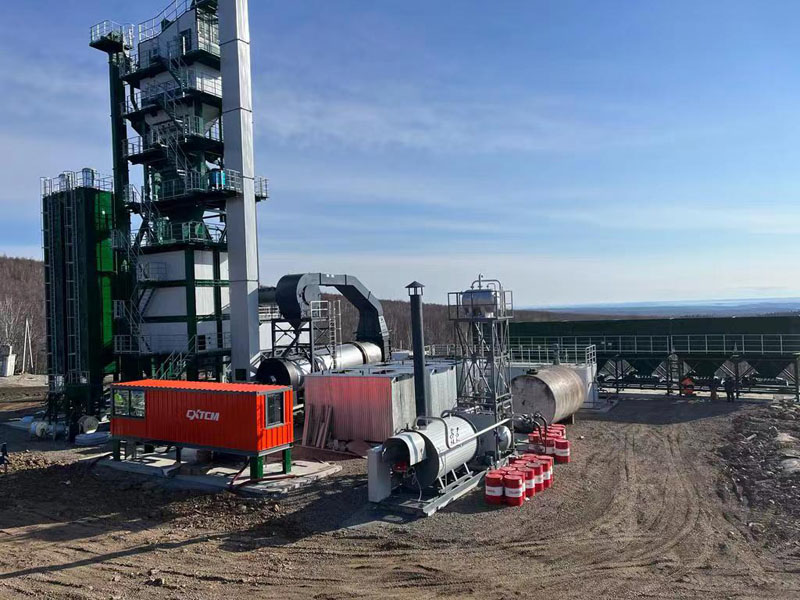 Ολοκληρώθηκε η εγκατάσταση του εργοστασίου ασφάλτου CXTCM AMP2500-C στη Ρωσία