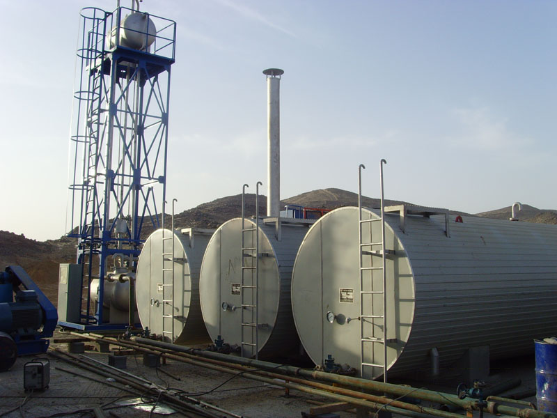 Horizontal Bitumen Storage Tank