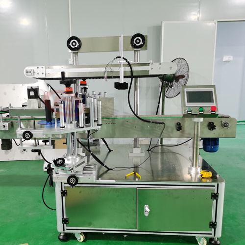 Automatic four sided labeling machine