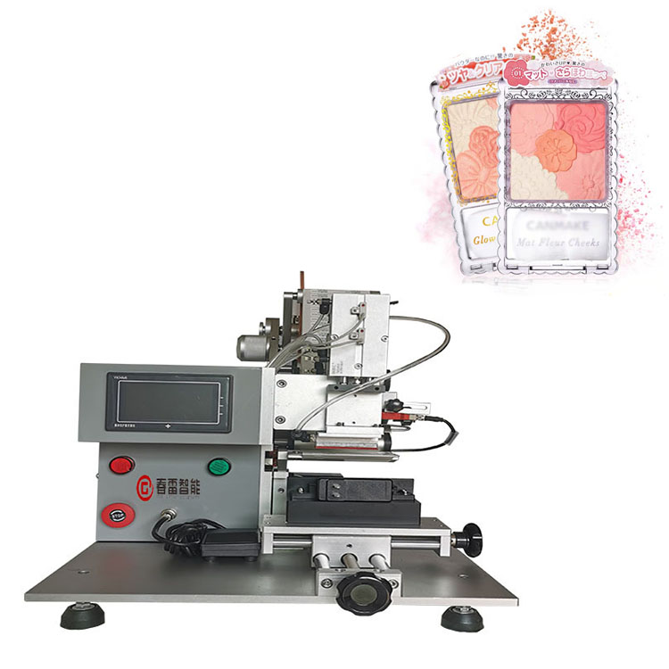 Semi automatic blush labeling machine