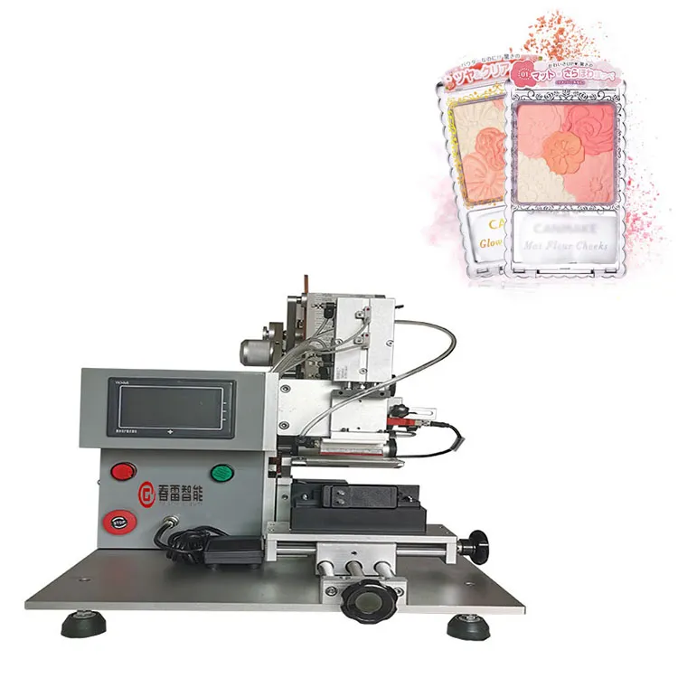 Semi automatic cosmetic labeling machine