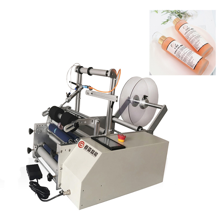 Semi automatic emulsion labeling machine