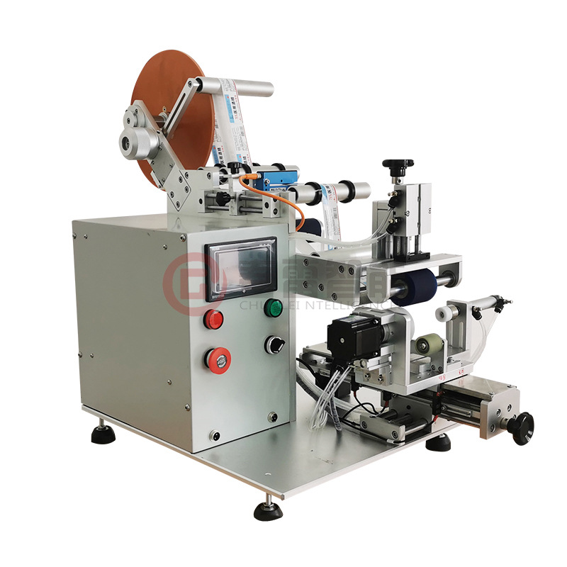 Semi - automatic four sided labeling machine