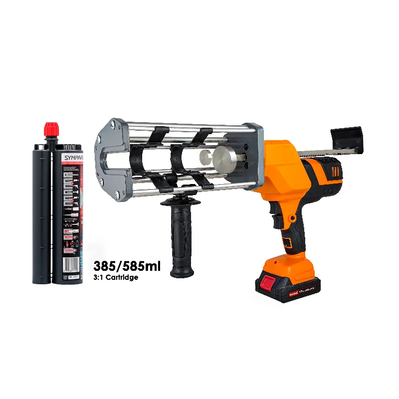 Dual Caulking Gun with Adjustable Dispensing Pressure