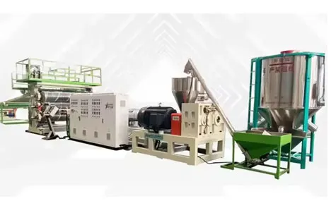 What is the production process of ABS plastic sheet equipment?