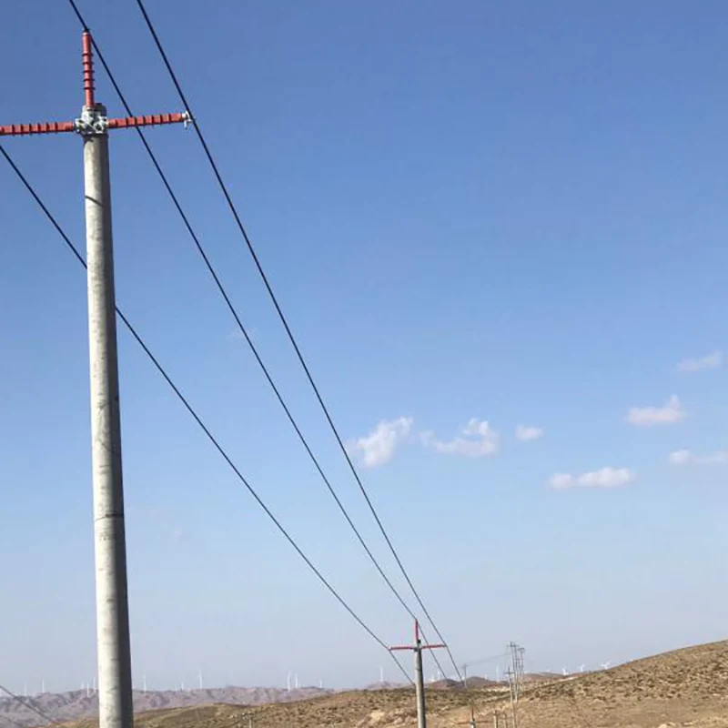 Cruzetas de transmissão de energia em fibra de vidro