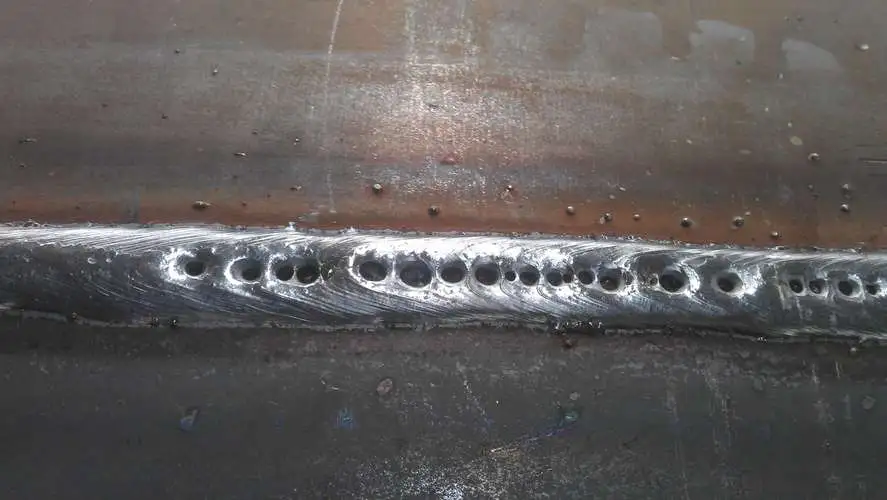 Submerged arc welding how to avoid bubbles
